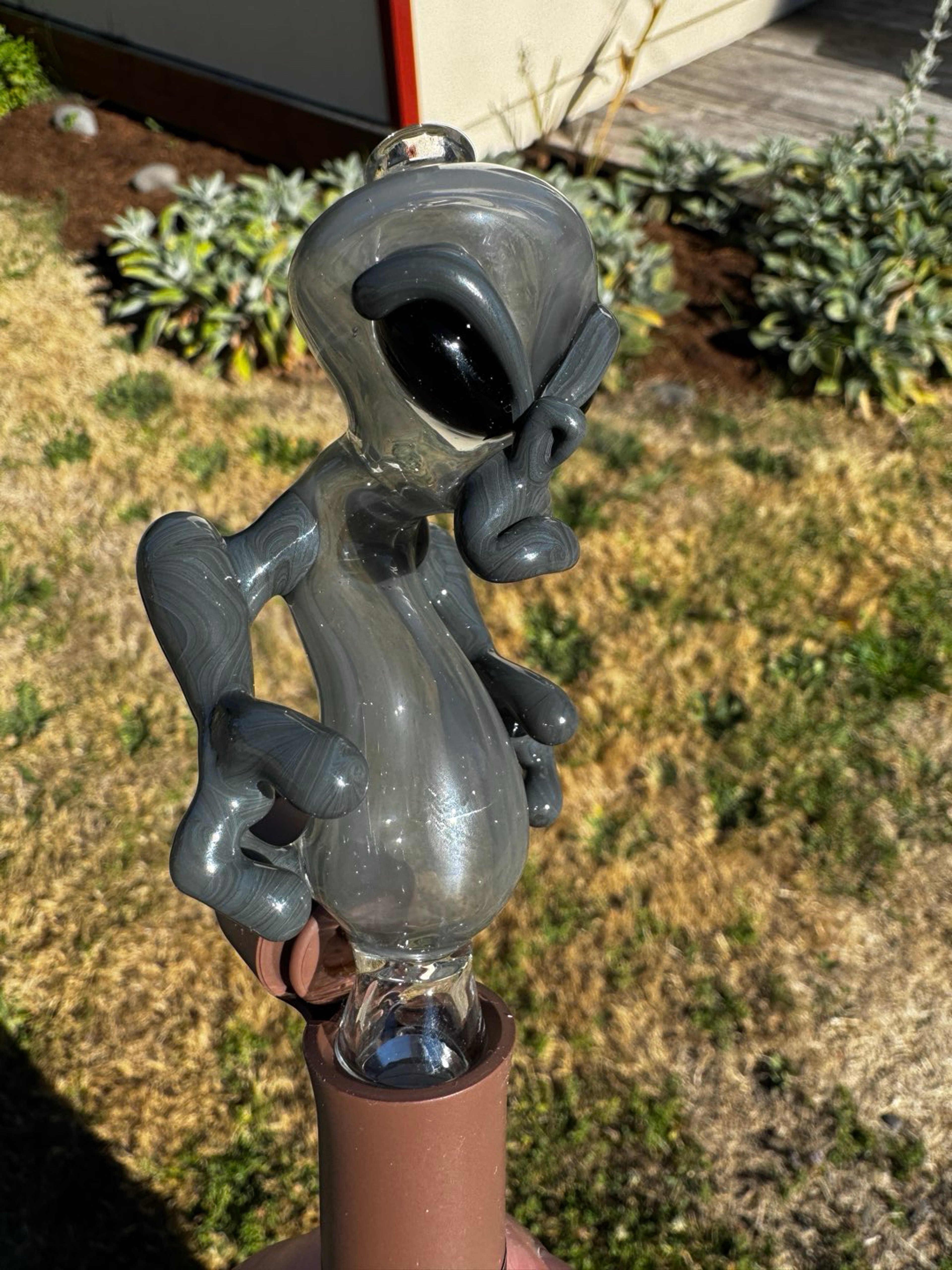 Preview pic of AlsBoroCreations Grey Alien Puffco Pivot top