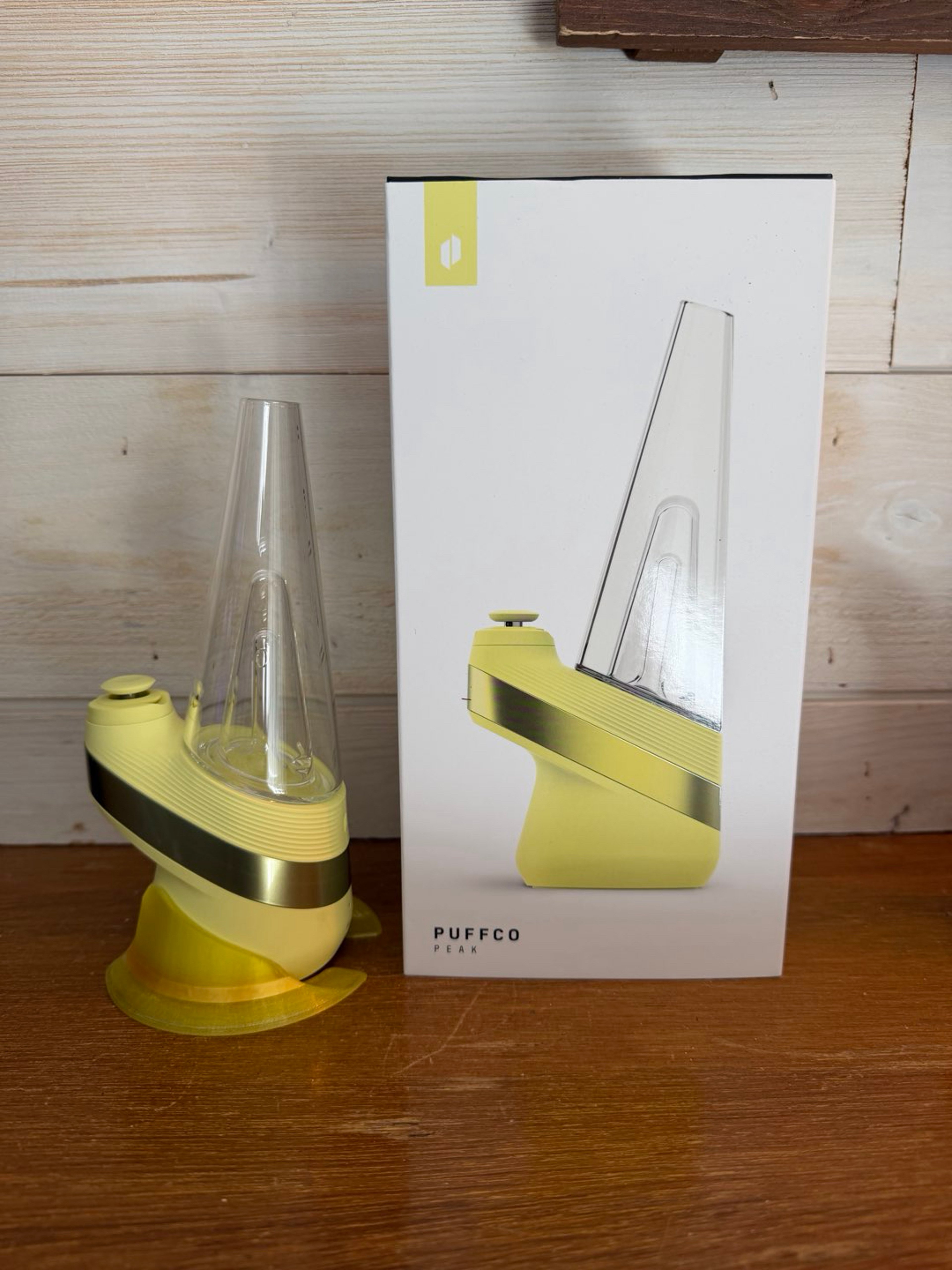 Preview pic of Puffco Peak V2 Zest with stabilizer base and Kyle Wym joystick.