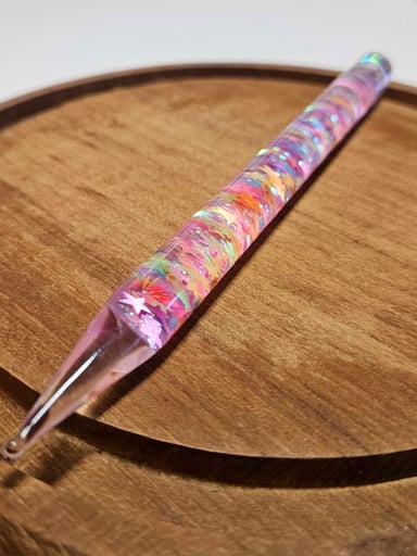 Preview pic of Dollhouse glass Glitter dabber wand