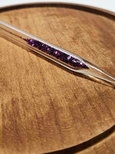 Preview pic of Dollhouse glass encased glitter dabber