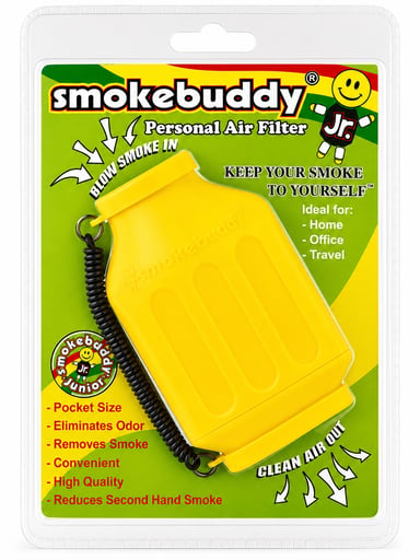 Preview pic of Smokebuddy Jr. Personal Air Filter – Yellow Pocket Smoke & Odor Filter