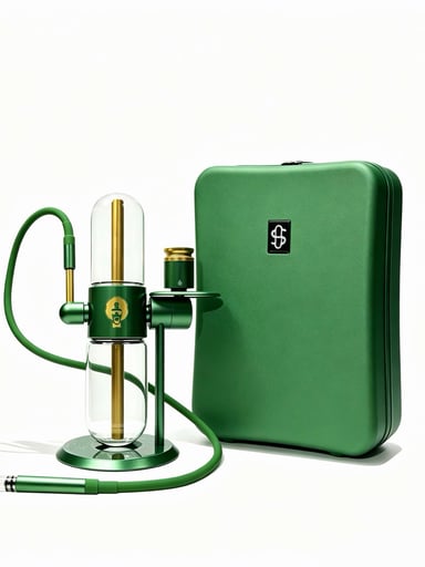 Preview pic of DR GREENTHUMBS Gravity Hookah Glass Bong Water Pipe 360 Rotating Gravity Bong