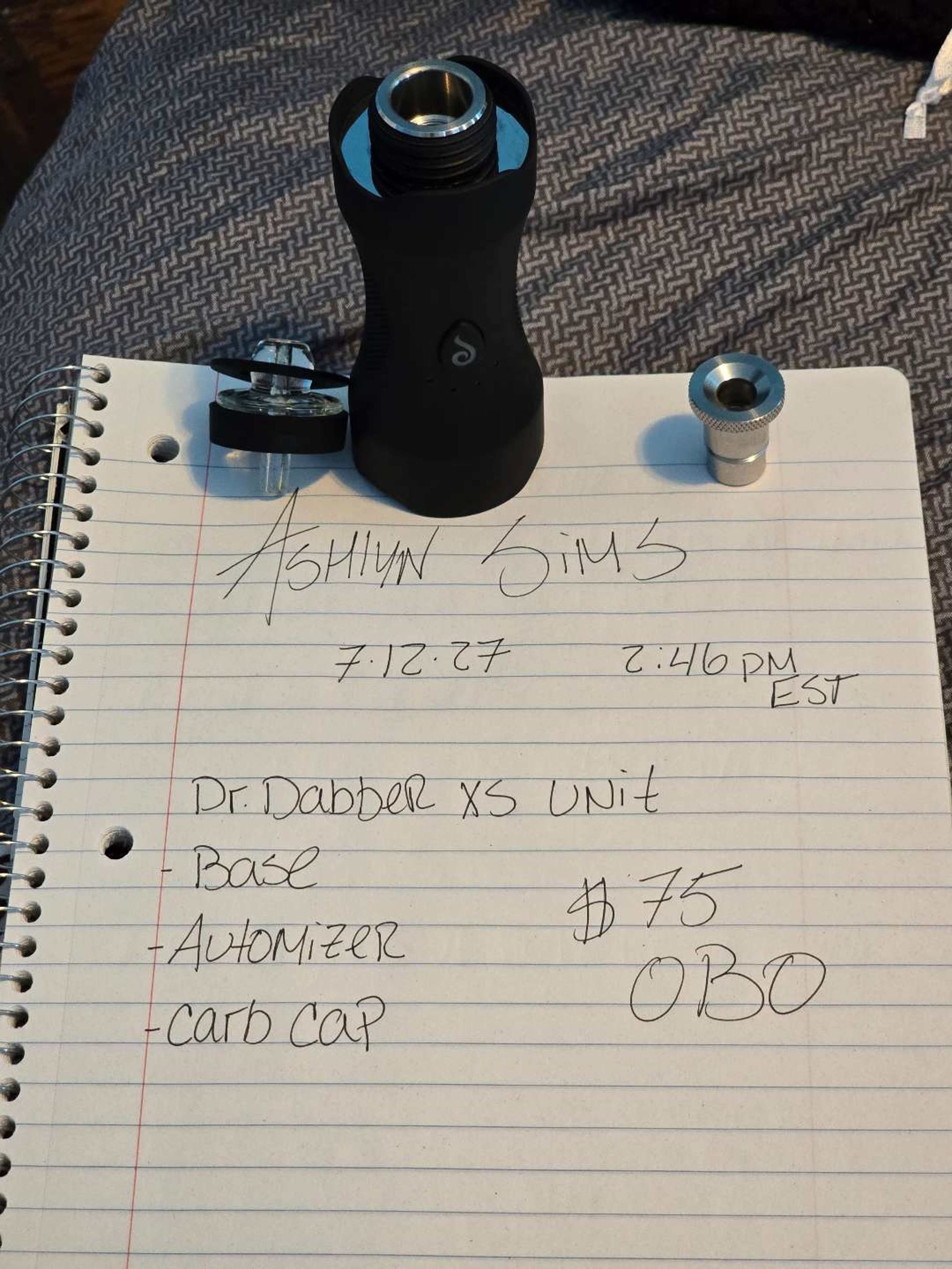 Preview pic of Dr Dabber XS (WITHOUT GLASS)