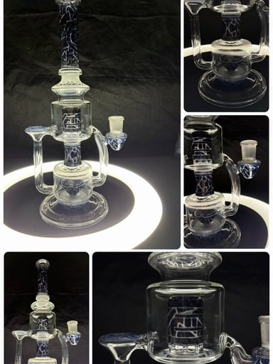 Preview pic of Gobs Glass Fully Worked 14mm Recycler