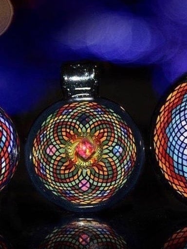 Preview pic of Adam Reetz Opal inlay Marble and Belt Buckle