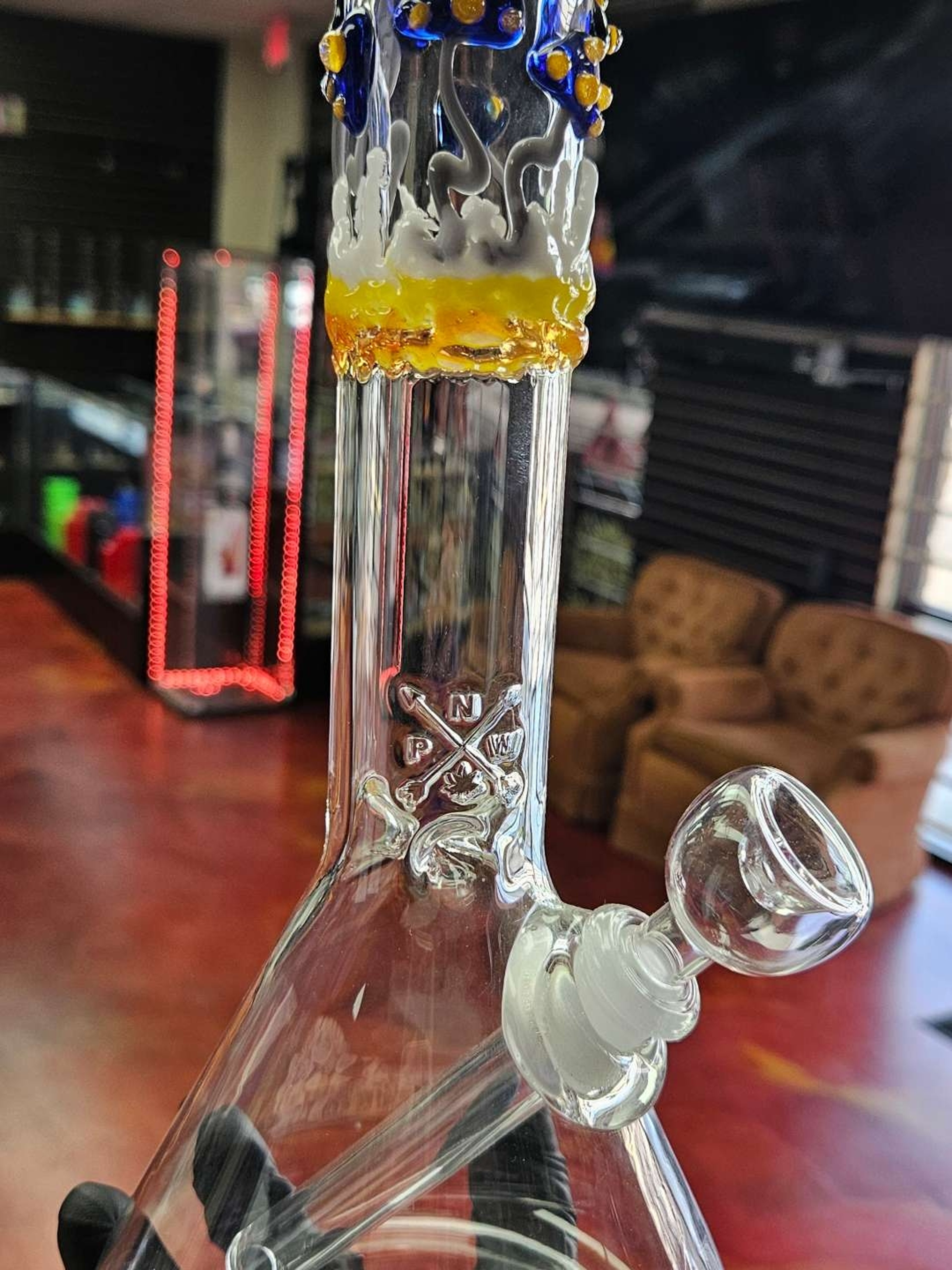Mary Janes Glass Mushroom Beaker image 0
