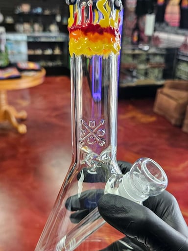 Preview pic of Mary Janes Glass Mushroom Beaker