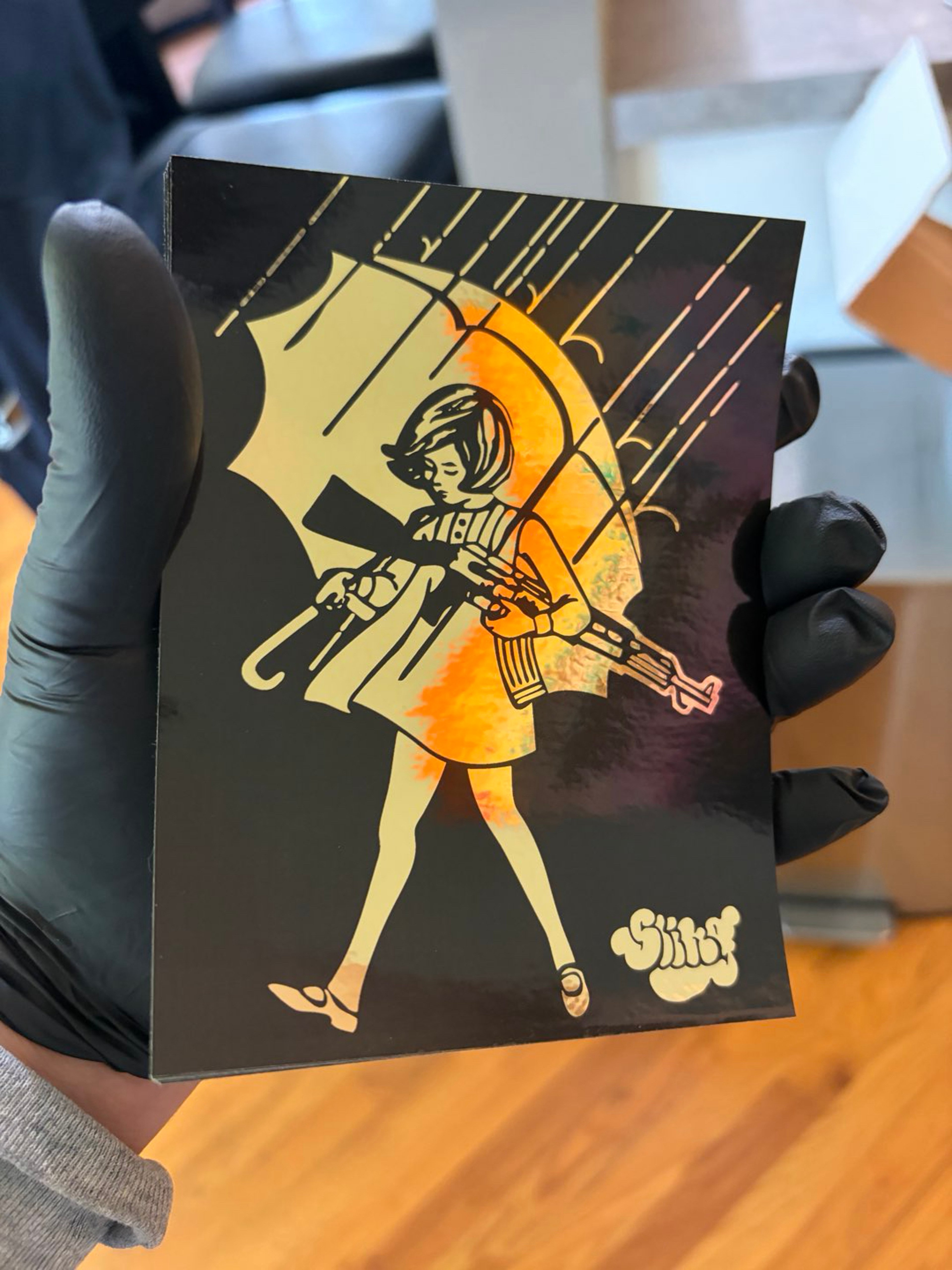 Preview pic of Lot of 21 OG Gold Foil Slinger Slaps