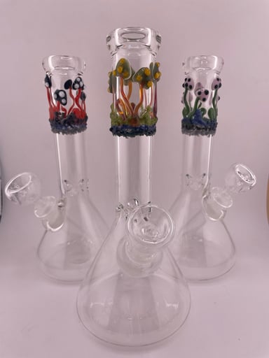 Preview pic of MJHoG 9” Flower Beaker - Mushroom Forest Top