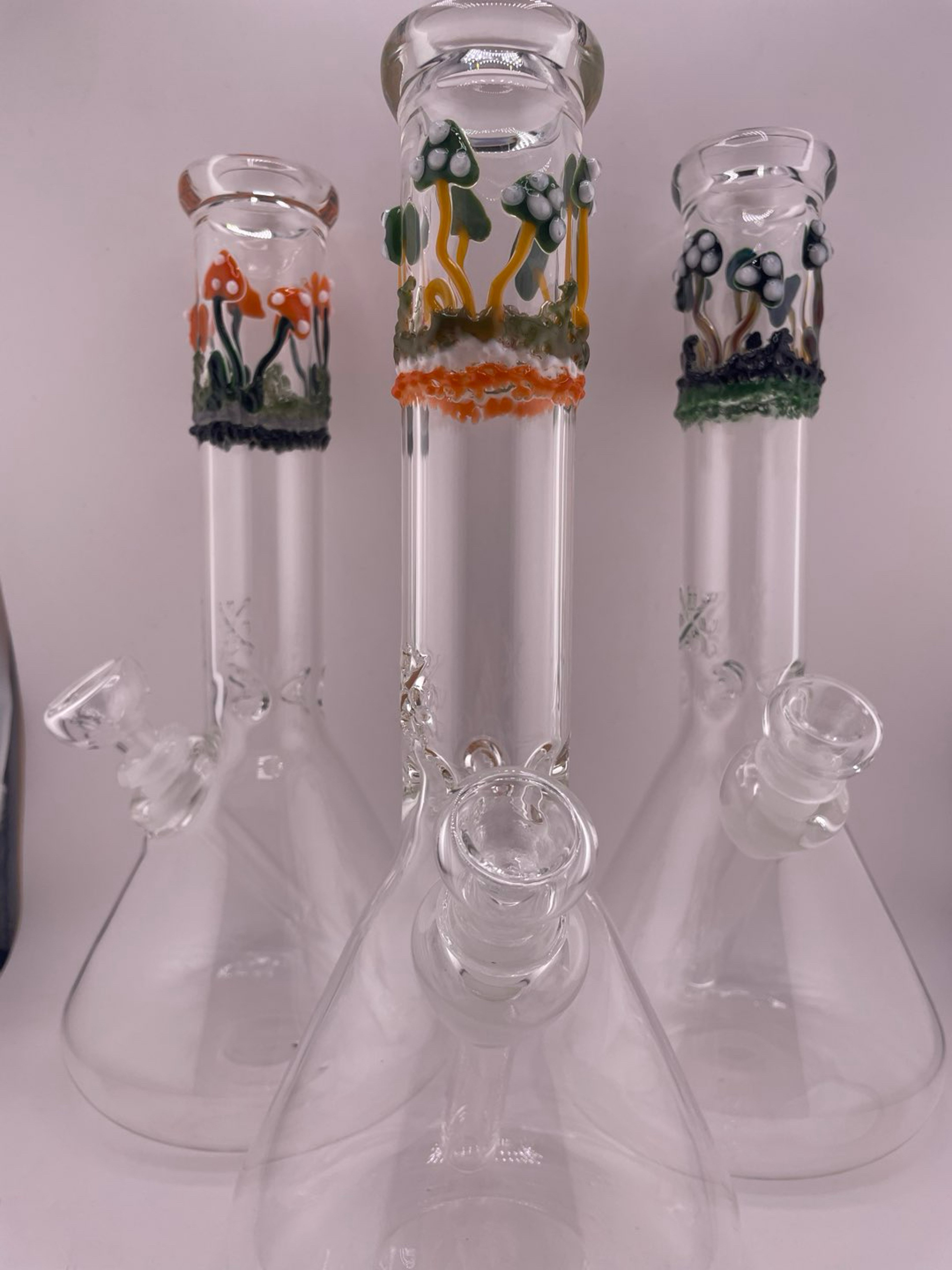 Preview pic of MJHoG 11" Flower Beaker - Mushroom Forest Top