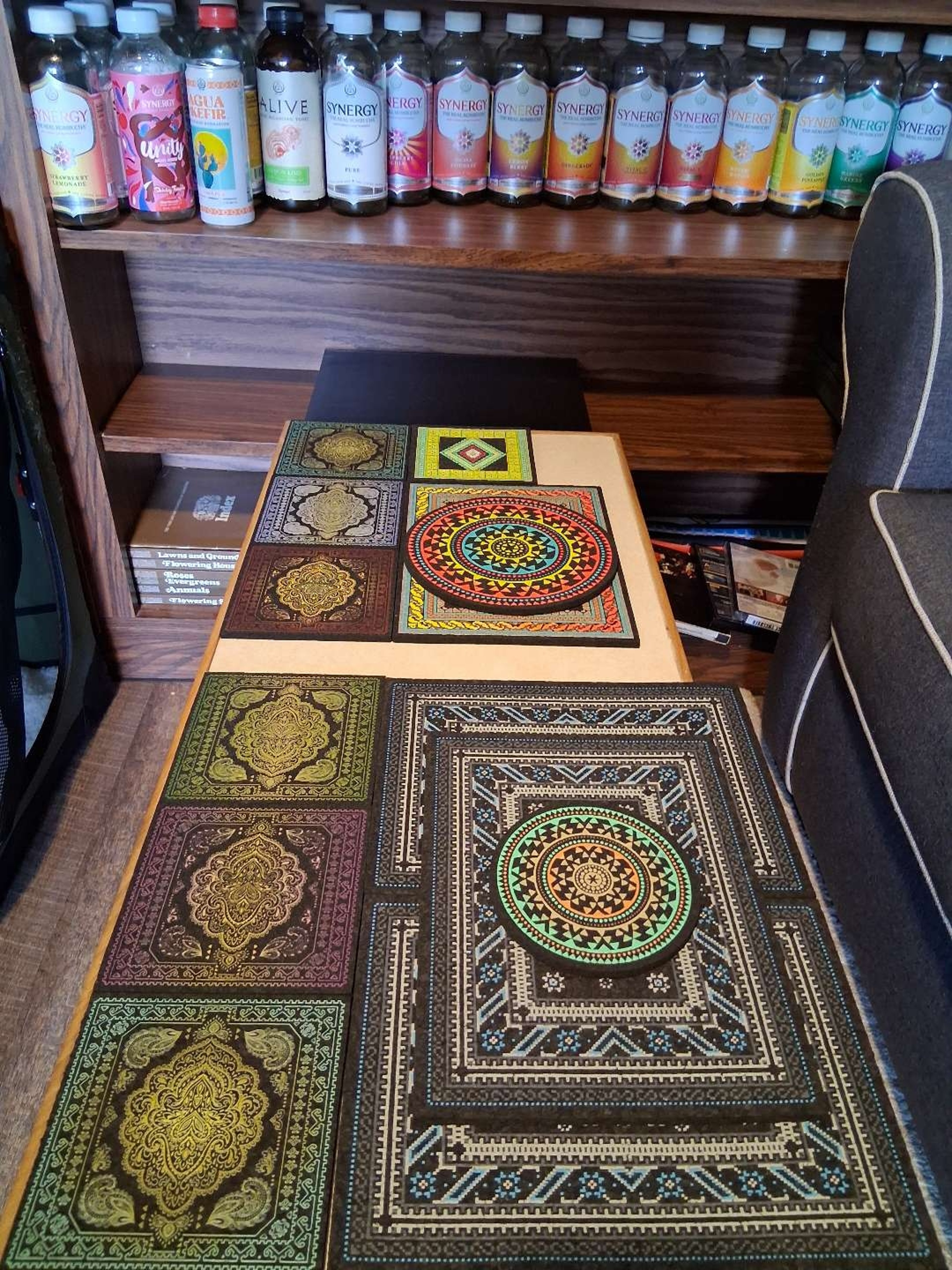 Preview pic of A fine spectrum of different mats { bitrug, bitcarpet, fractal/ mandala}