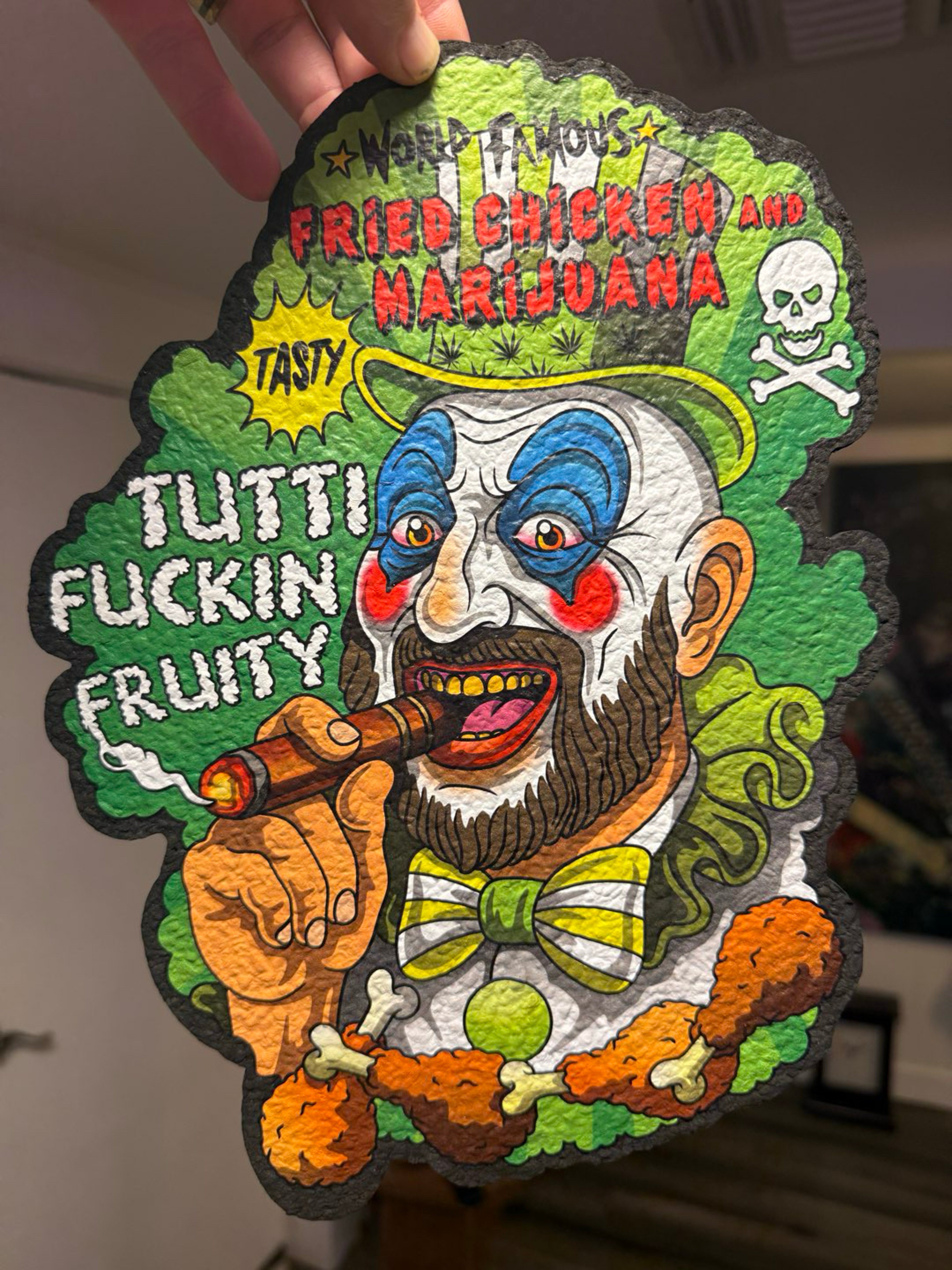 Preview pic of Devils Rejects “Tutti Fuckin Fruity” dab mat