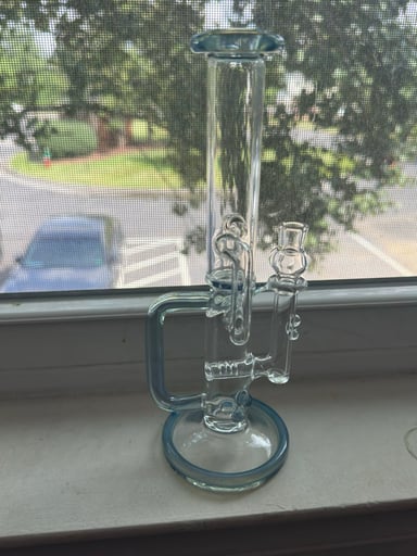 Preview pic of 25mm Rye Deyer Rig! Crushed Opal Marina! 10mm! Beautiful Piece! Amazing Work! Trusted Seller! Same Day Shipping!
