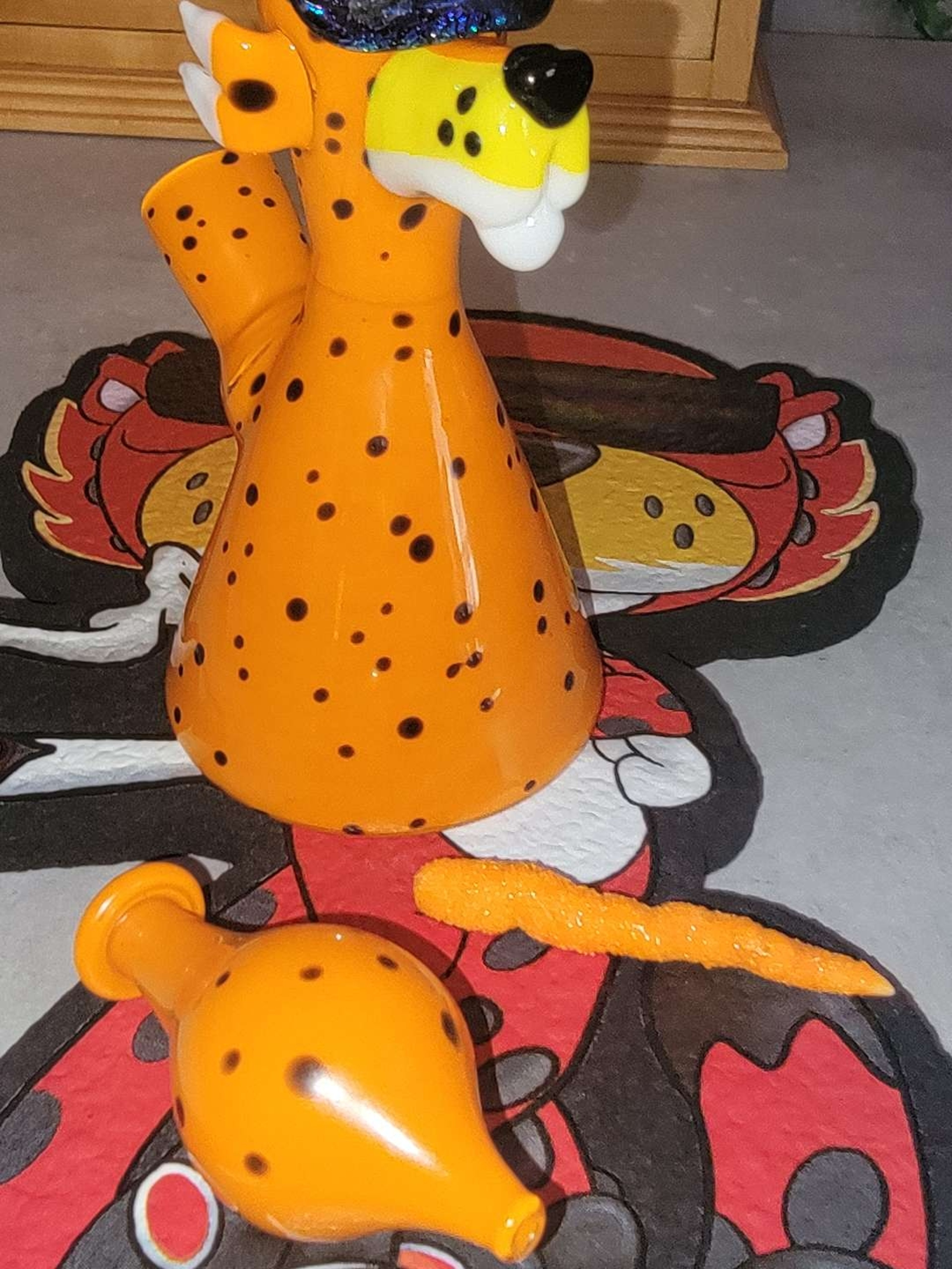 Preview pic of Rudeboy Glass Heady Chester Cheeto Jammer Rig With Case And Full Matching Set