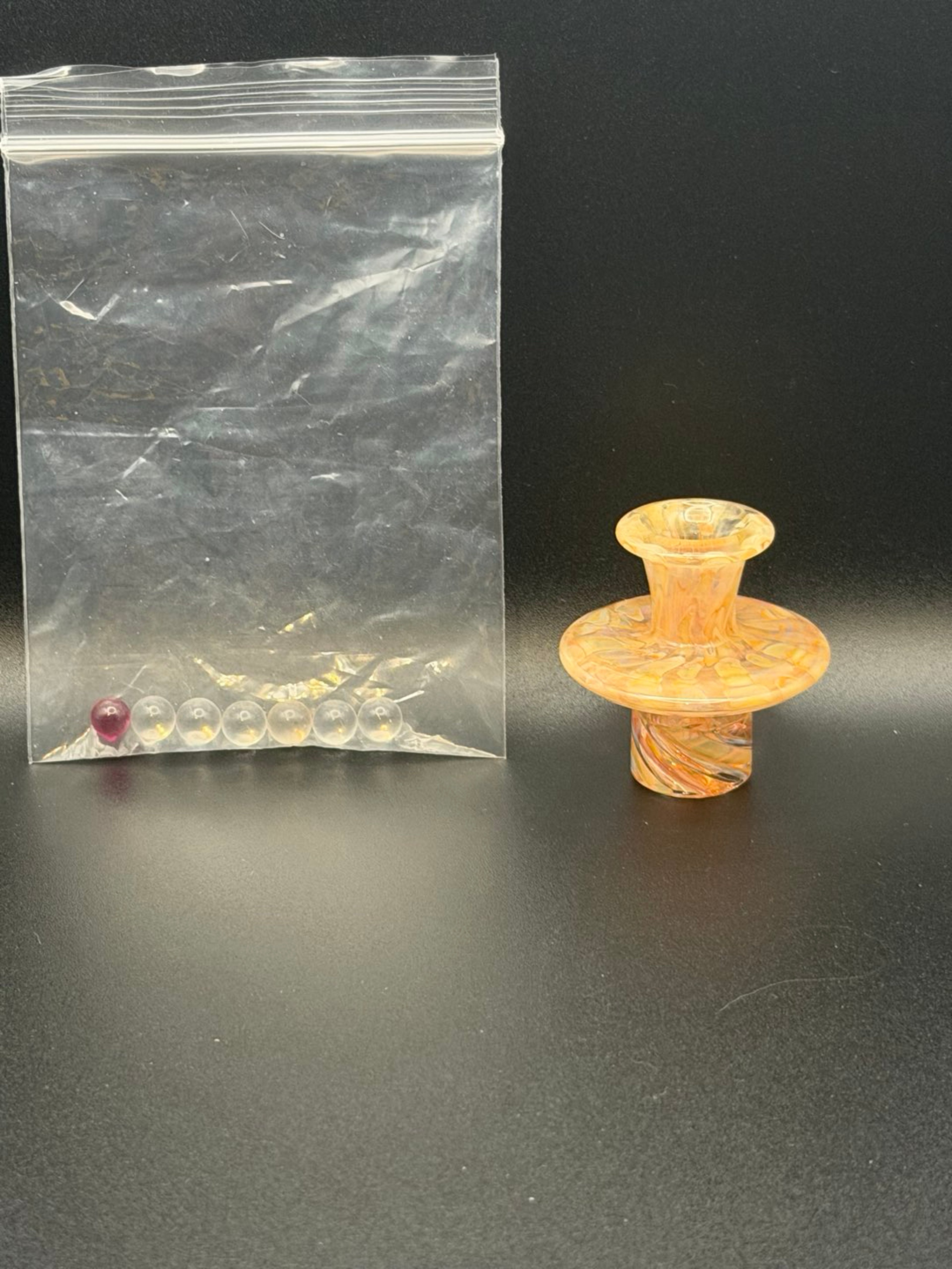 Preview pic of Gold Fumed Spinner cap
