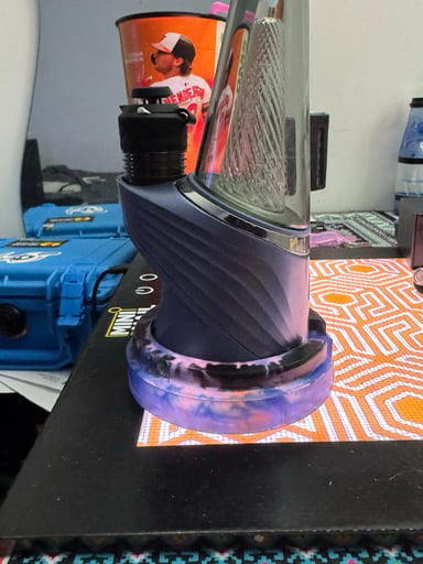 Preview pic of Puffco Storm Colorway Stabilizing Base! Opal Chunks! Tight Snug Fit! Trusted Seller! Same Day Shipping!