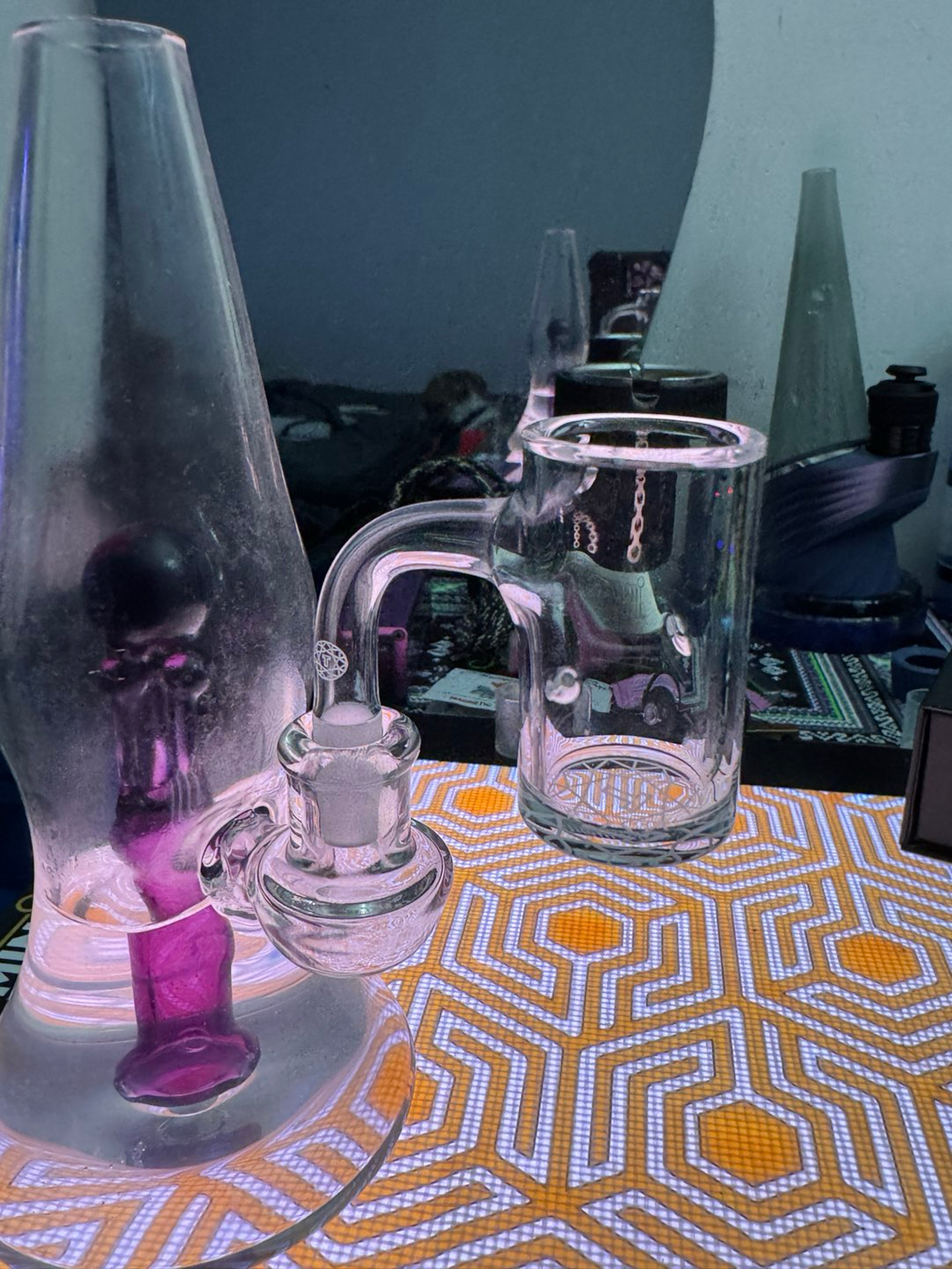 Preview pic of Terporium Tall Quartz Auto Spinner Banger! 10/90! Brand New! Trusted Seller! Same Day Shipping!