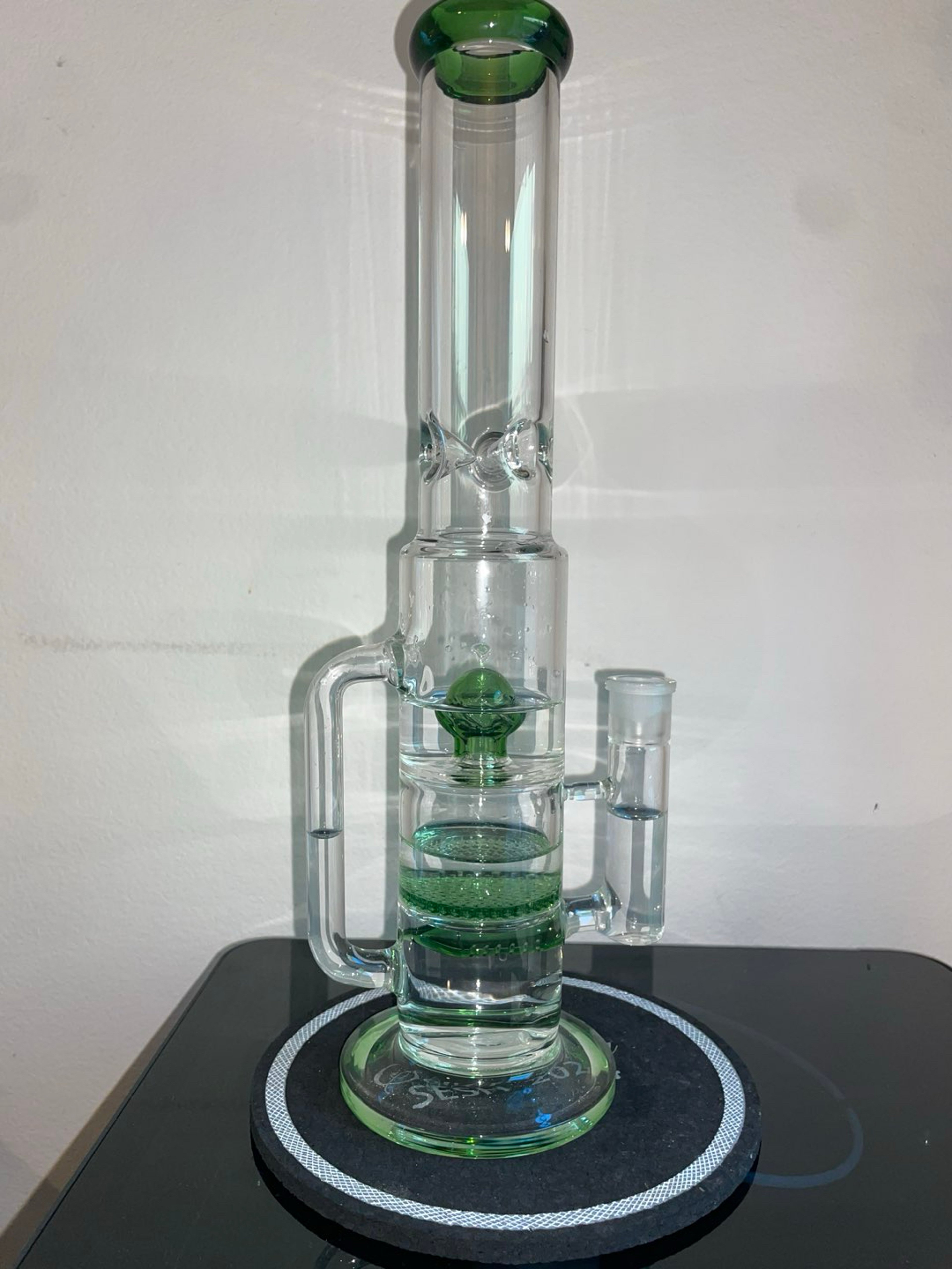 Preview pic of Crazy Treecycler (Inline->Honeycomb->Peyote Perc slit thing)