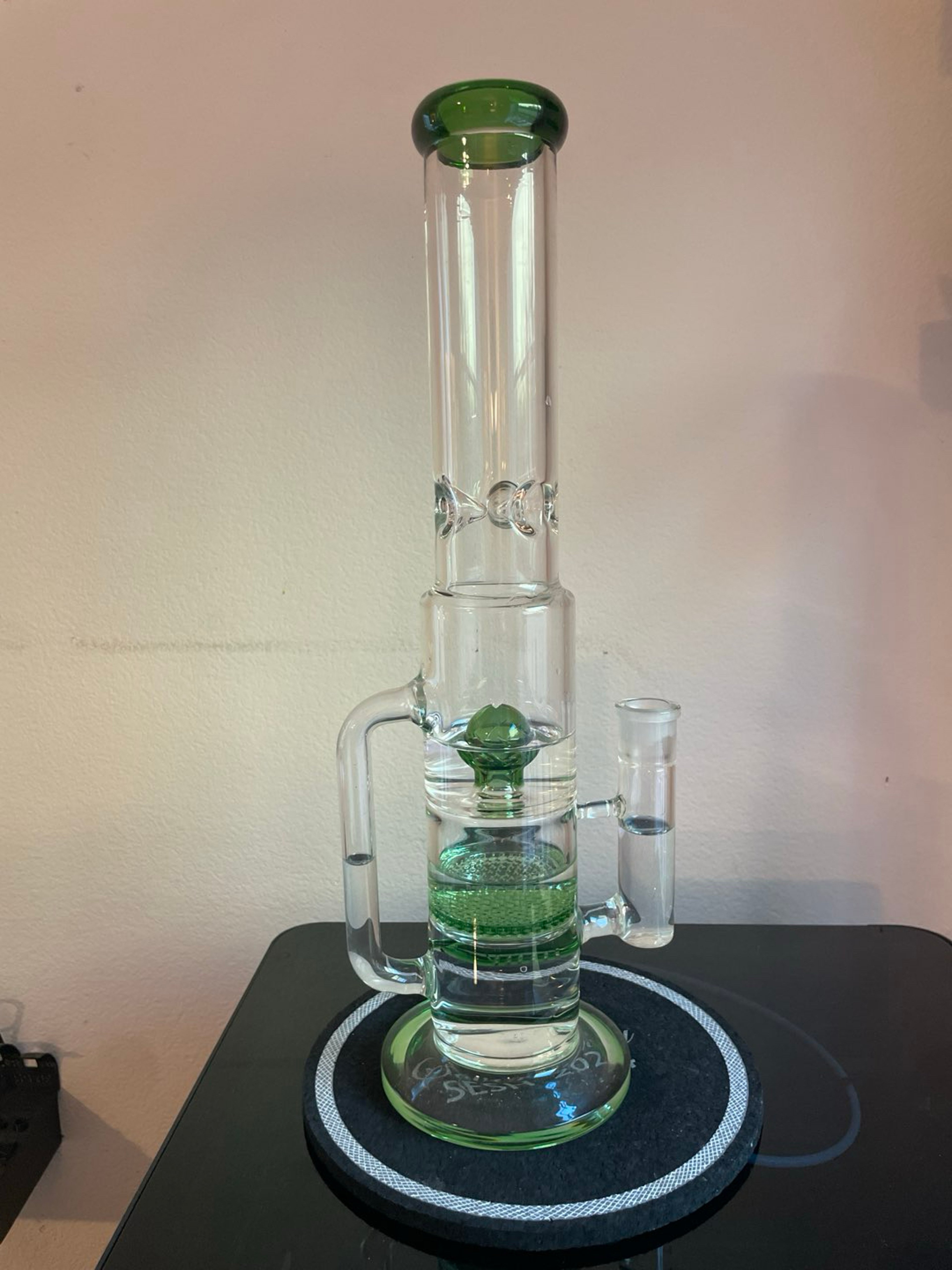 Preview pic of Crazy Treecycler (Inline->Honeycomb->Peyote Perc slit thing)