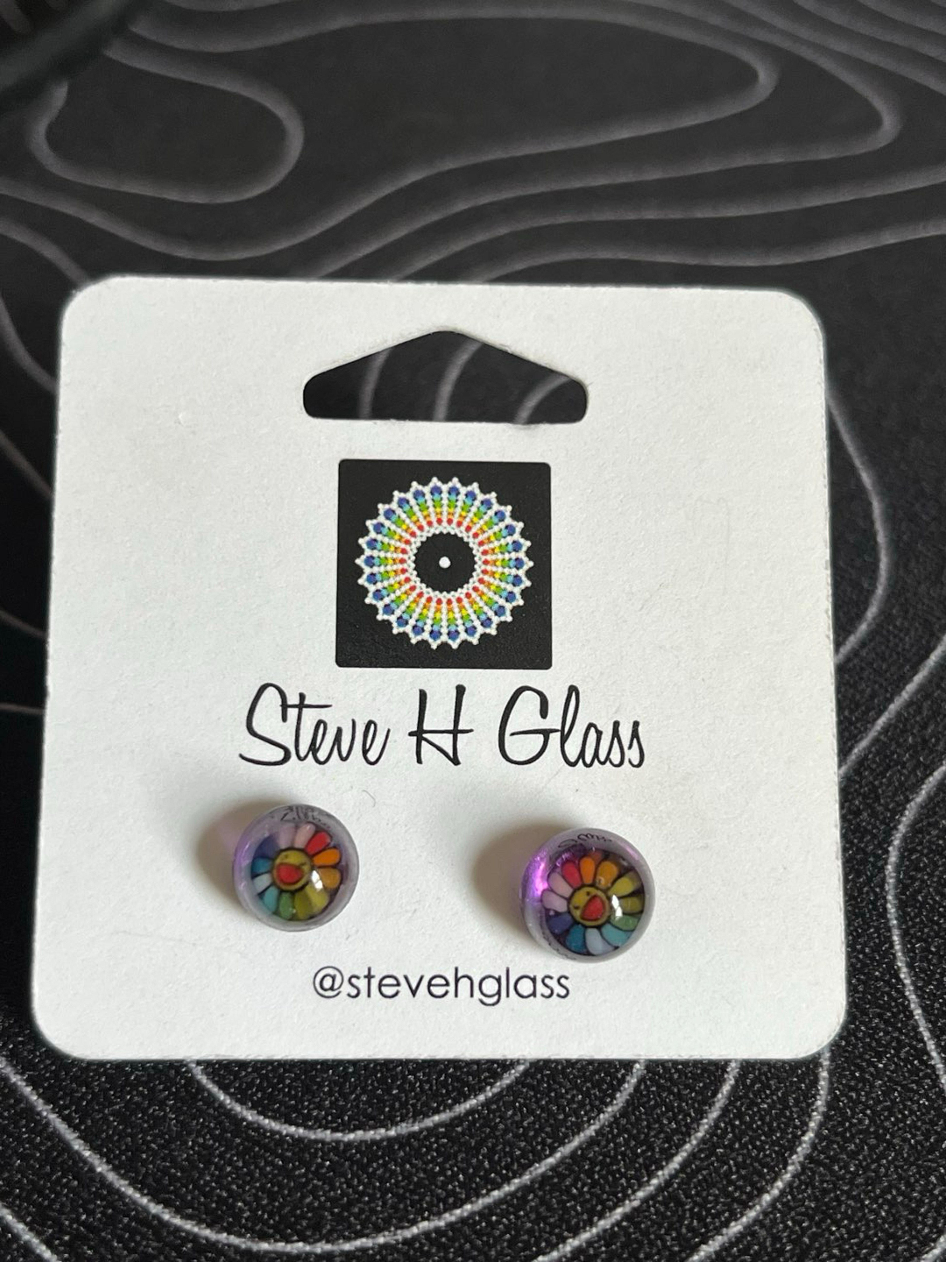 Preview pic of Steve H Takashi Murakami Flower Stud Earrings
