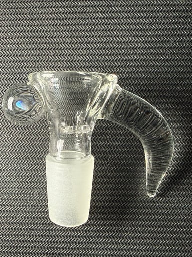 Preview pic of Roots Glass 18mm Clear Opal 4 Hole Slide