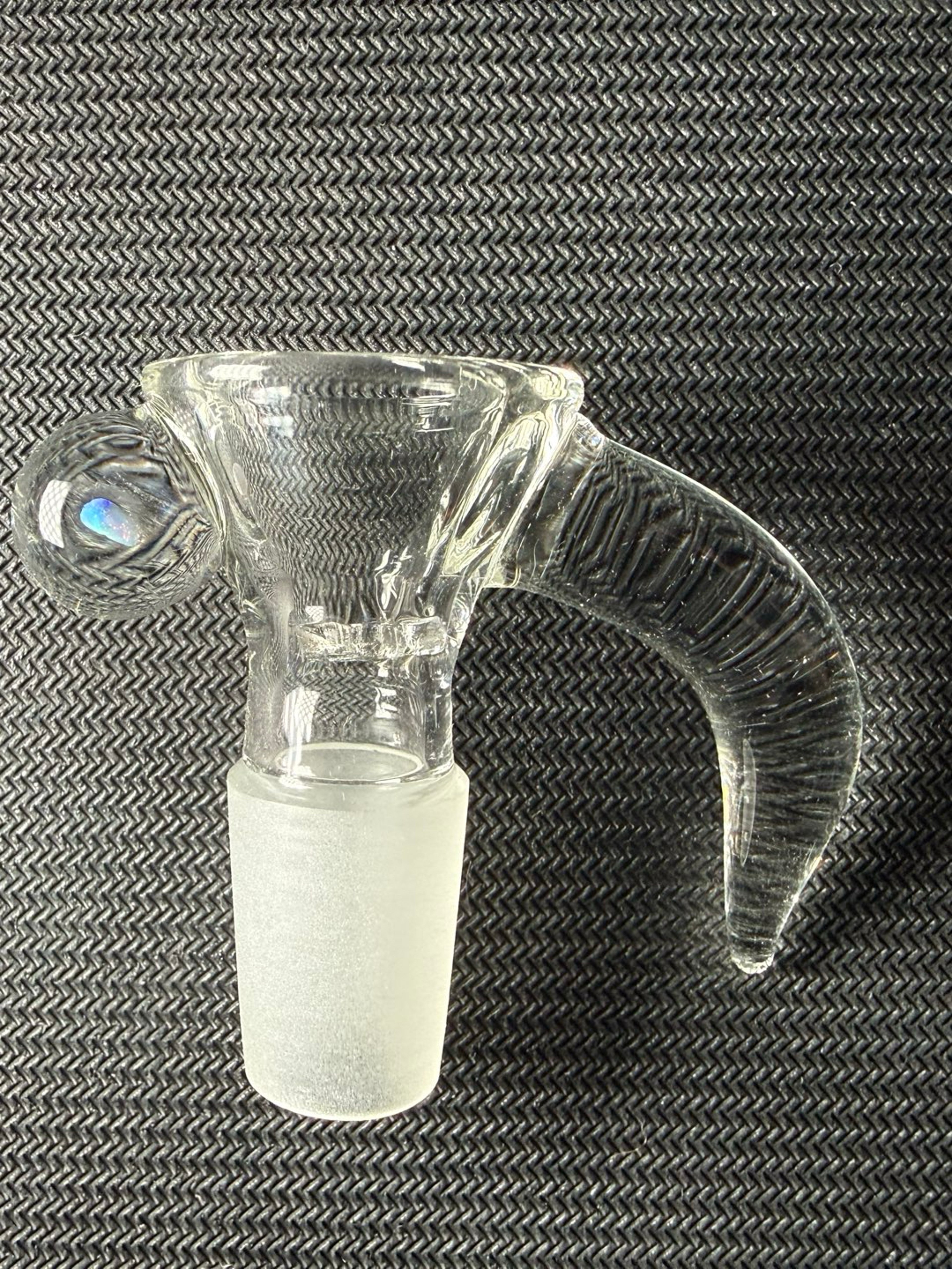 Preview pic of Roots Glass 18mm Clear Opal 4 Hole Slide