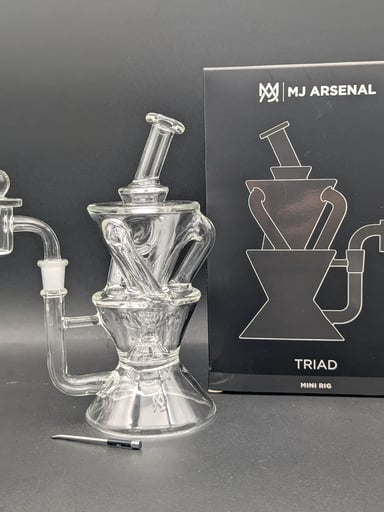 Preview pic of MJ ARSENAL TRIAD RECYCLER DAB RIG 7"