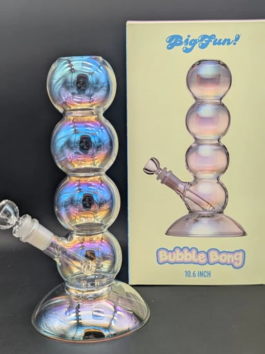 Preview pic of BUBBLE BONG - 10" IRIDESCENT