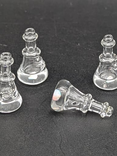 Preview pic of GREEK GLASS PUFFCO JOYSTICK CAP W/ OPAL