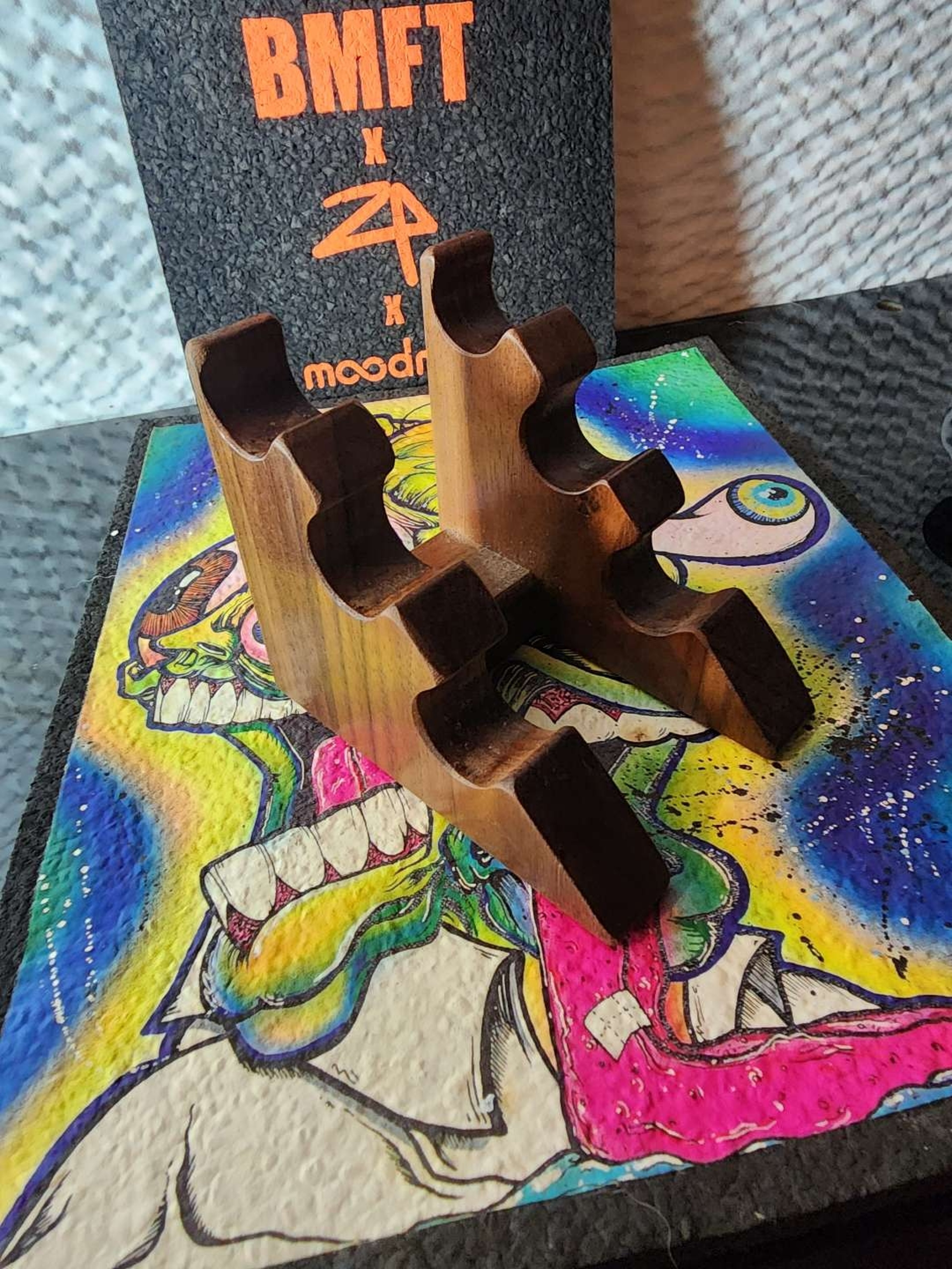 Preview pic of @HeadyBlok Wood Dab Tool Display Stand