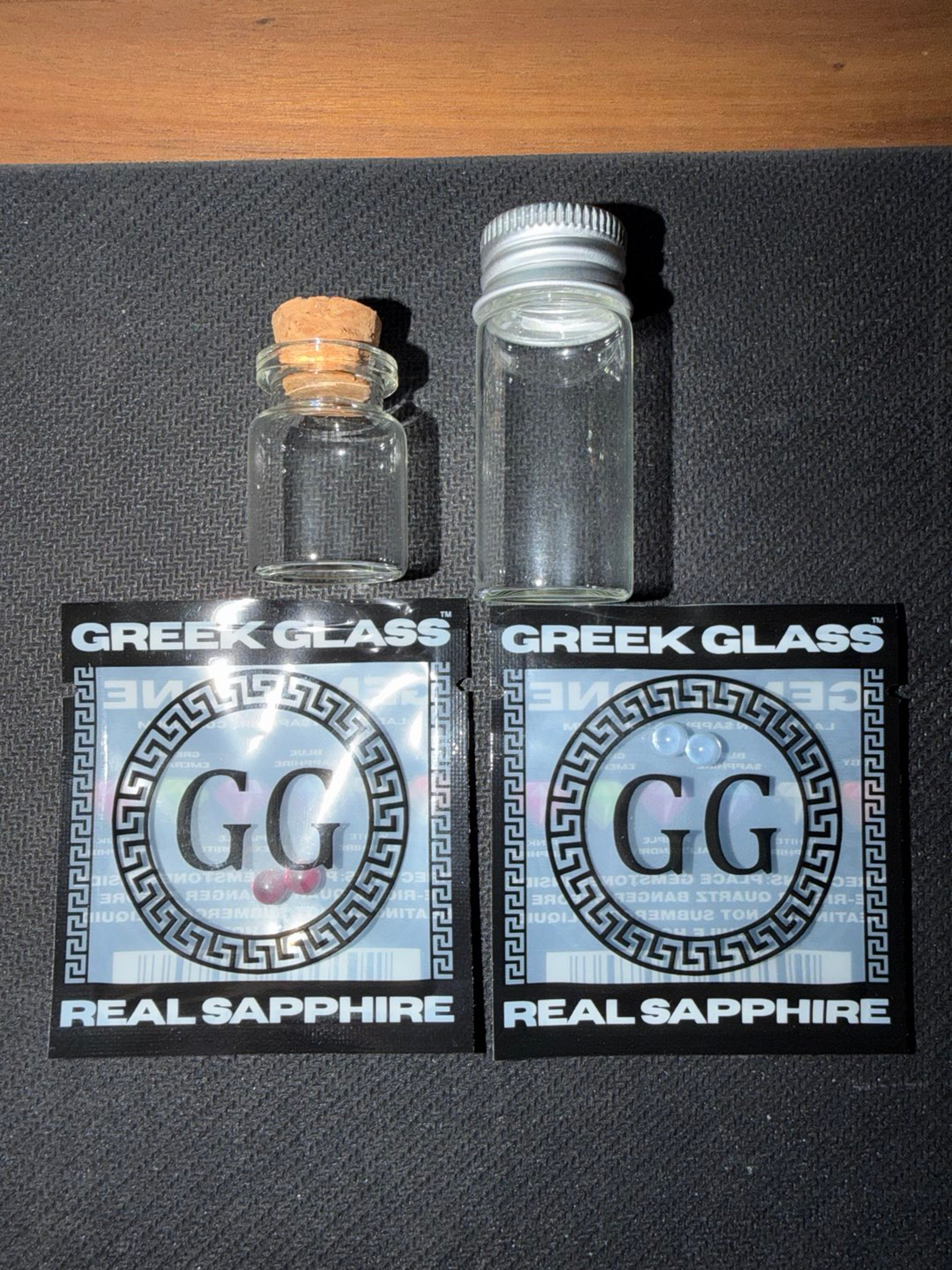 Preview pic of The Cave Mousepads, 4 Greek Glass Pearls, 2 Pearl Containers