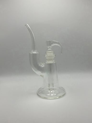 Preview pic of Apex Bubbler - SOS Tokes Wax Vaporizer - Horned Glass Herb Slide 14mm