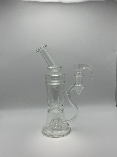 Preview pic of Citadel Glass Bubbler - SOS Tokes Dual Use - Horned Glass Herb Slide