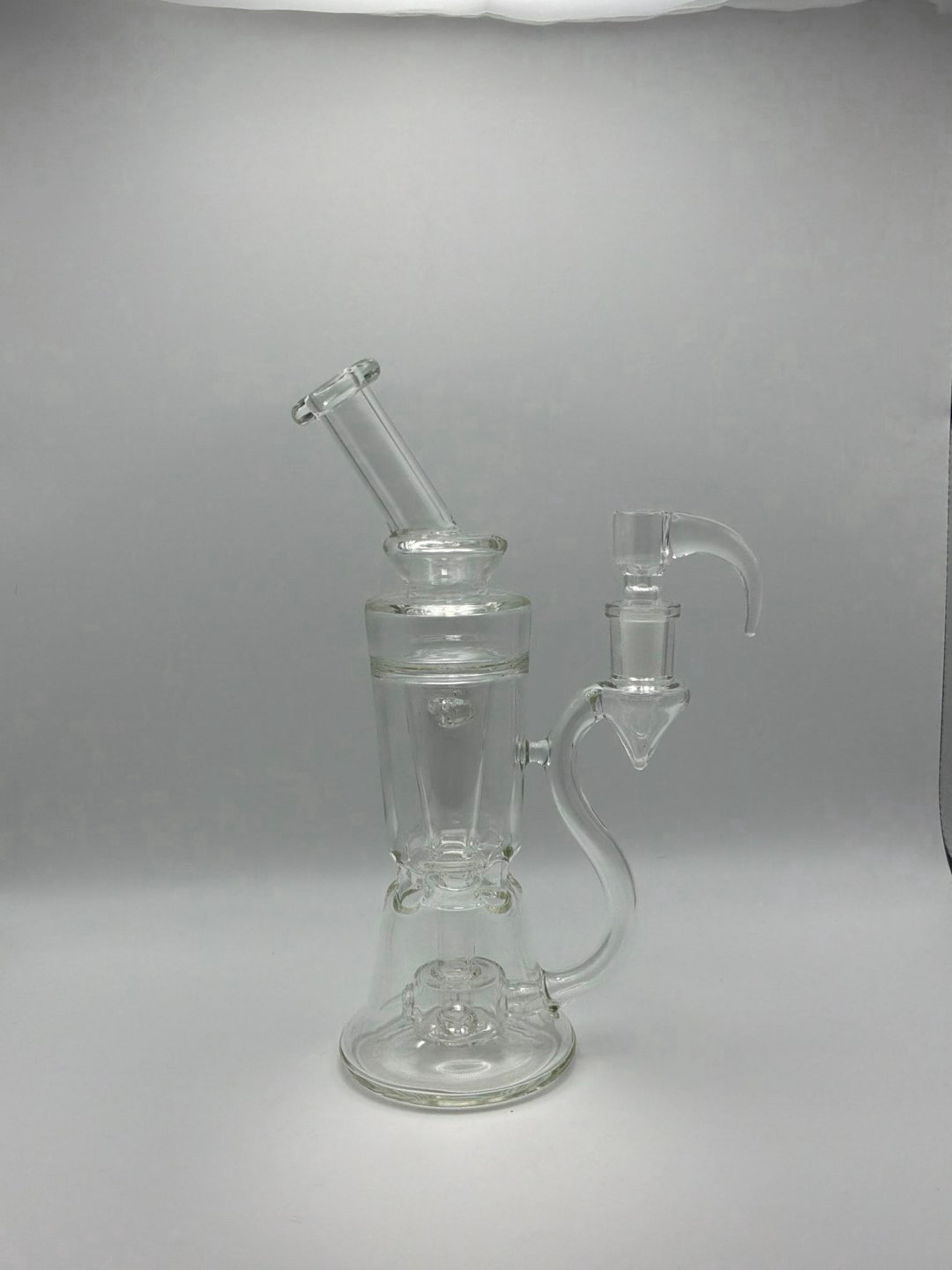 Preview pic of Citadel Glass Bubbler - SOS Tokes Dual Use - Horned Glass Herb Slide