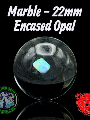 Preview pic of Bear Quartz - Marble 22mm - Encased Opal