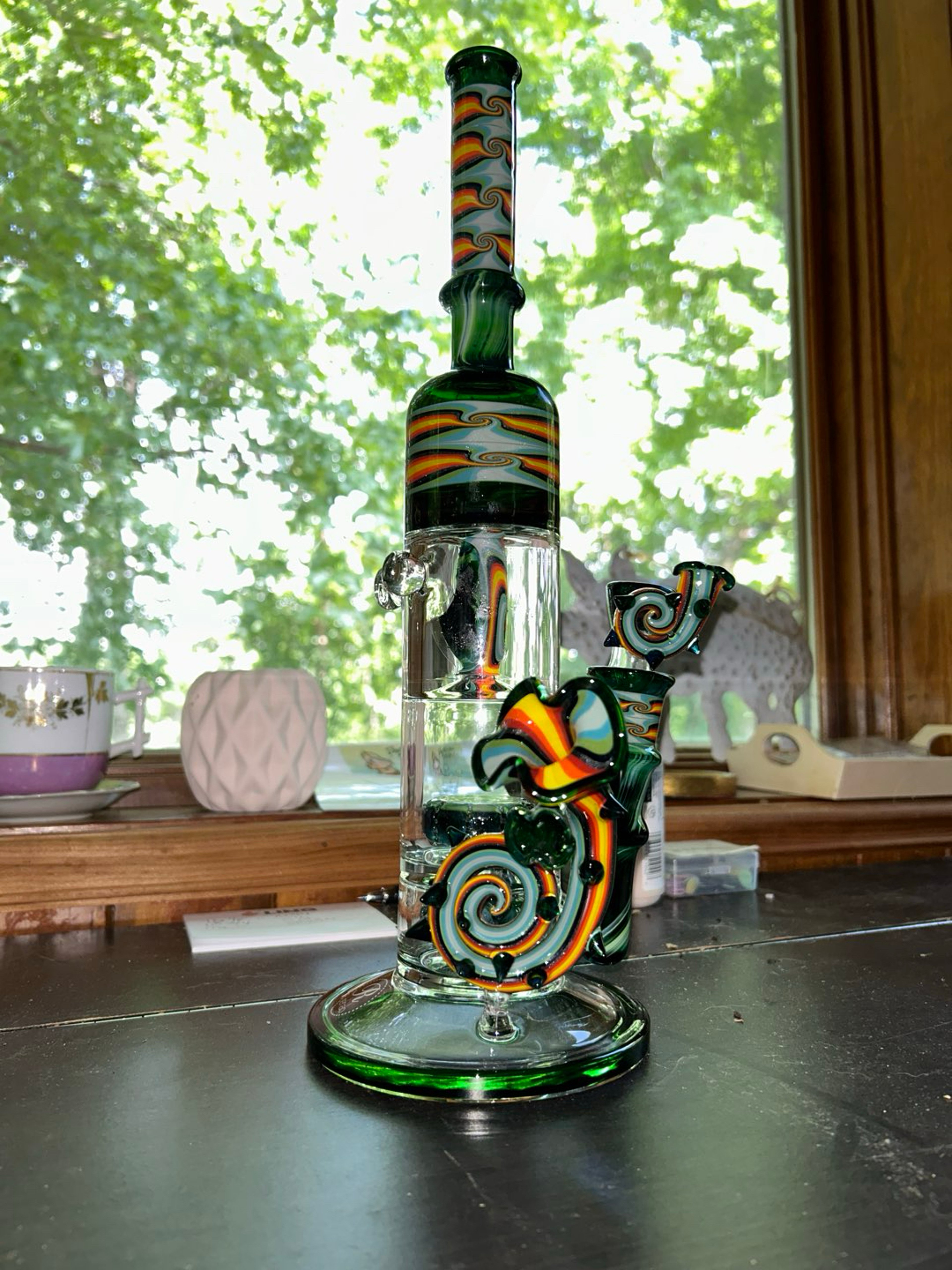 Preview pic of Fully worked old school rehab glass flower tube