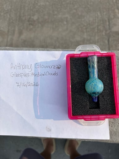 Preview pic of Ian’s glass 30mm bubble cap
