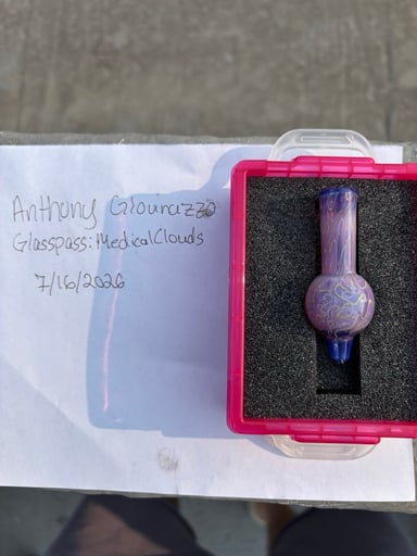Preview pic of Ian’s glass 30mm bubble cap