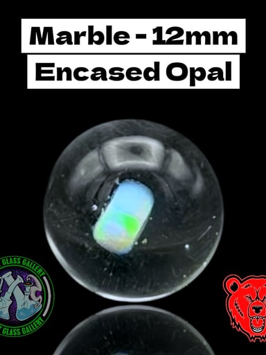 Preview pic of Bear Quartz - Guard Marble 12mm - Encased Opal