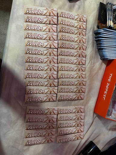 Preview pic of 34 packs of kush 100% hemp king size papers