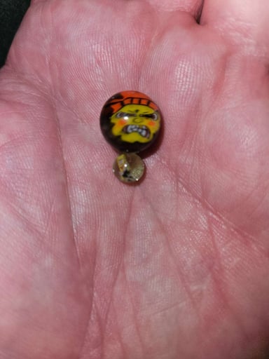 Preview pic of Ben Focus UV 21 Bob valve marble and full body Bob terp pearl