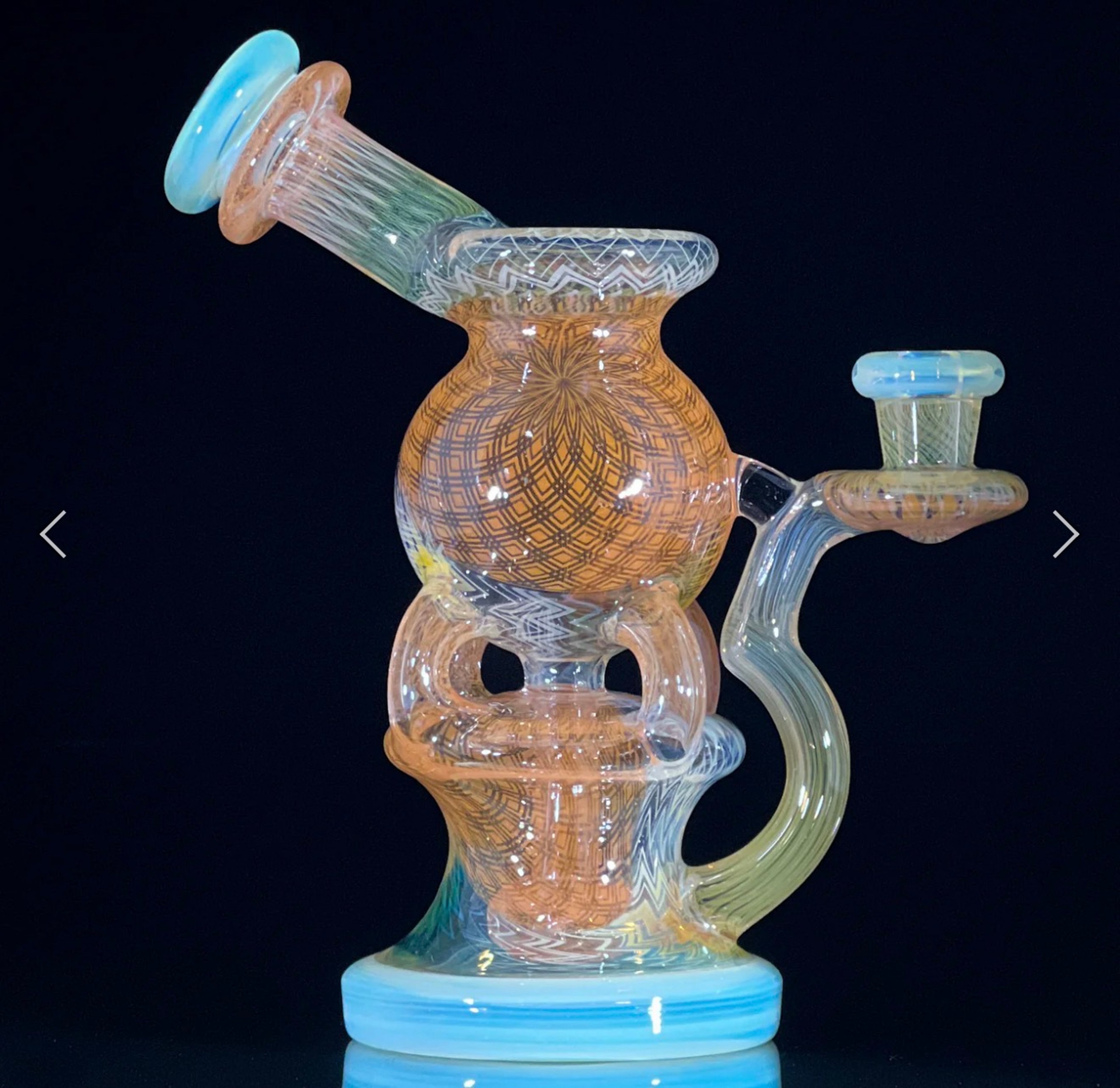 Preview pic of Steve Sizelove Gold & Silver Fume Mini Rig