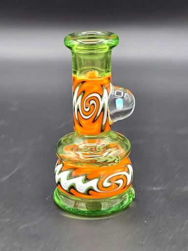 Preview pic of Green Wig Wag Puffco Peak Dry Glass Top W/ Opal