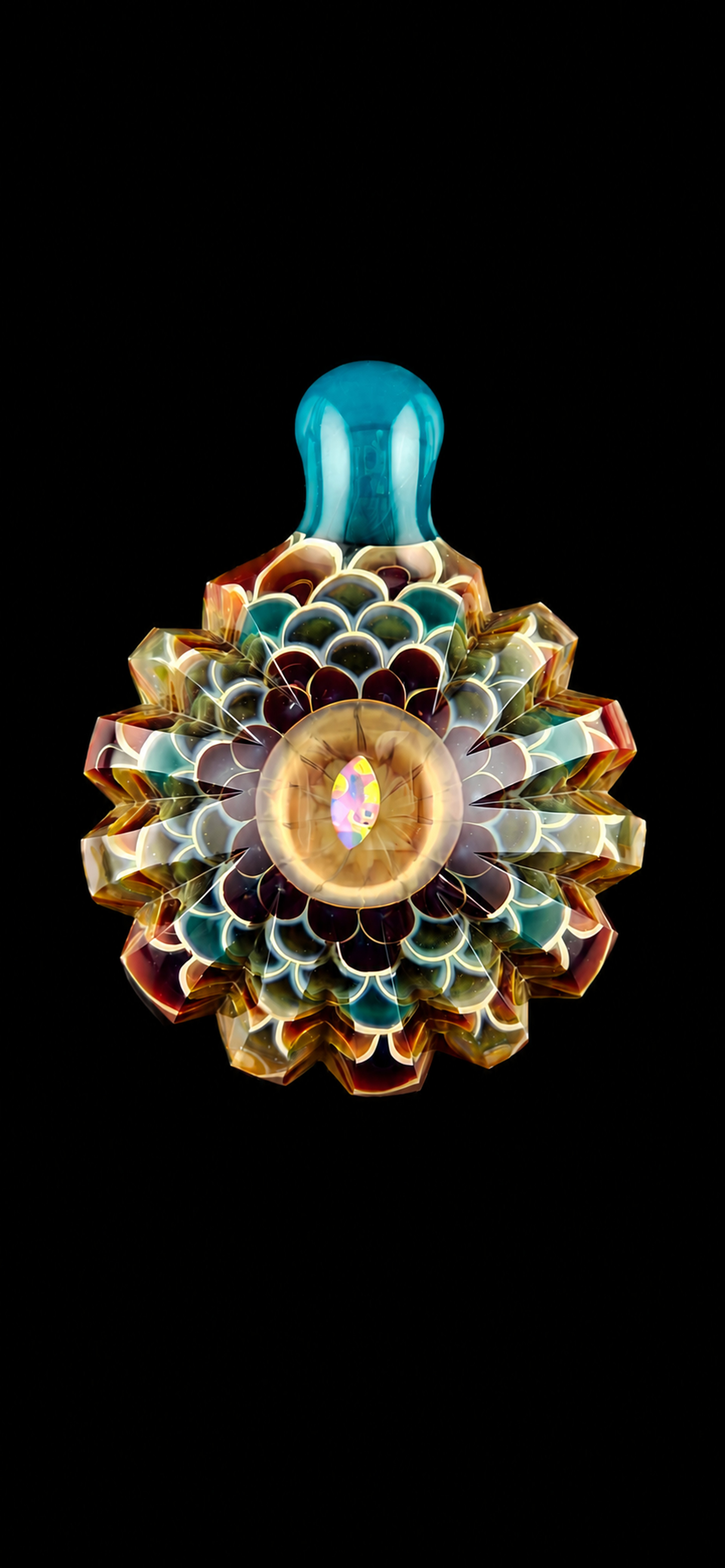 Juju glass pendant image 0