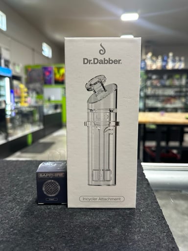Preview pic of Dr Dabber Switch 2 Incycler Glass + Sapphire Insert Combo