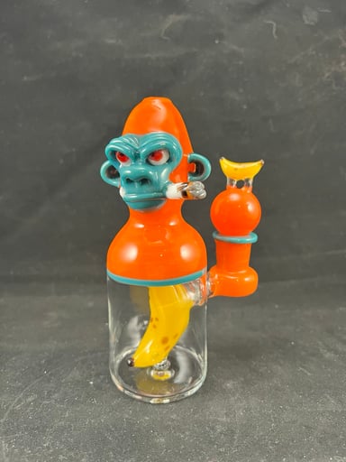 Preview pic of Jon Fischbach (theglassfish13) – Custom Heady "Smokin' Chimp" Orange/Green Character Rig