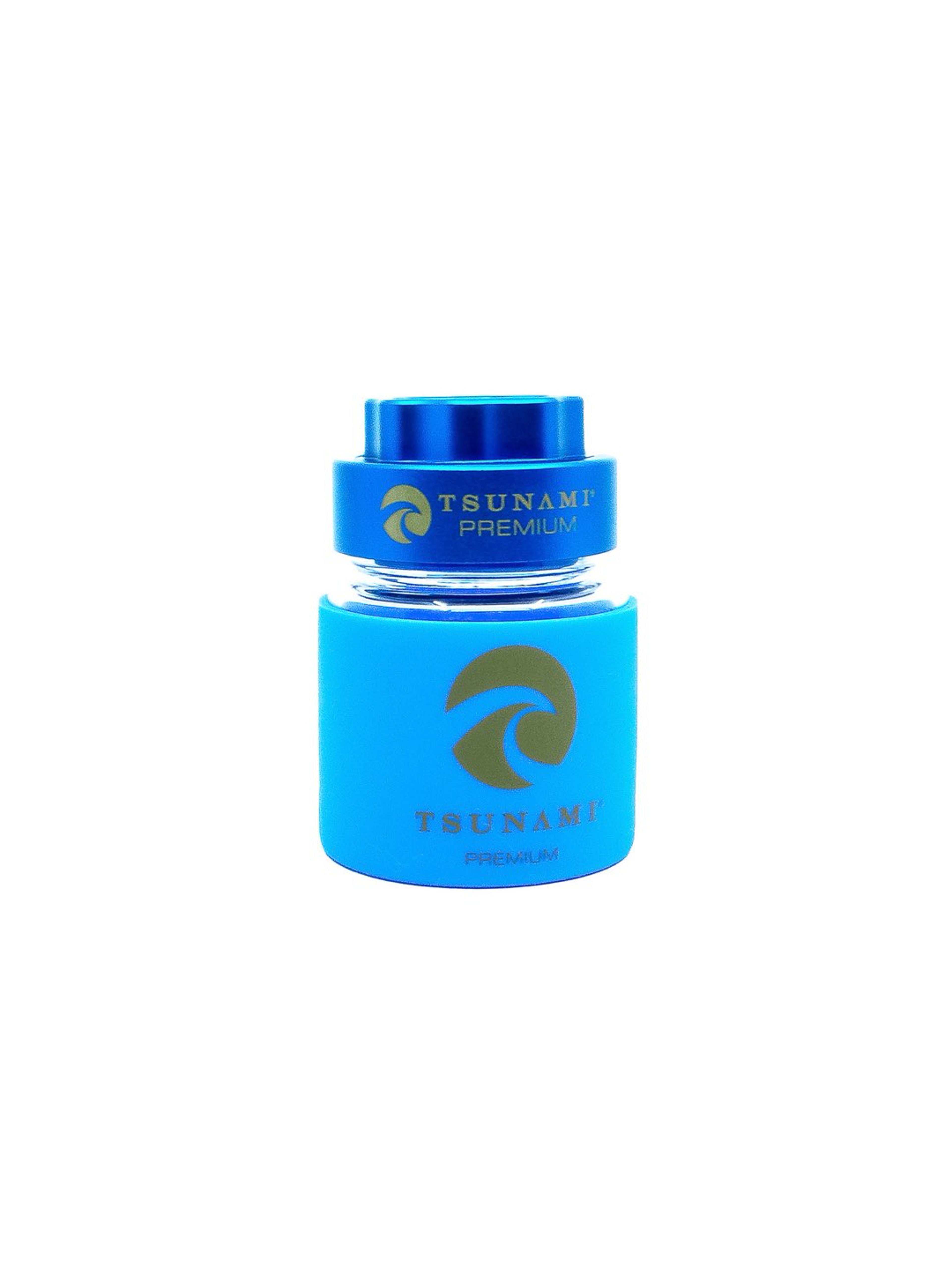 Preview pic of Tsunami Dry Herb Grinder +Jar BLUE