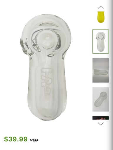 Preview pic of TAG - 4" Super Thick Dry Spoon Pipe