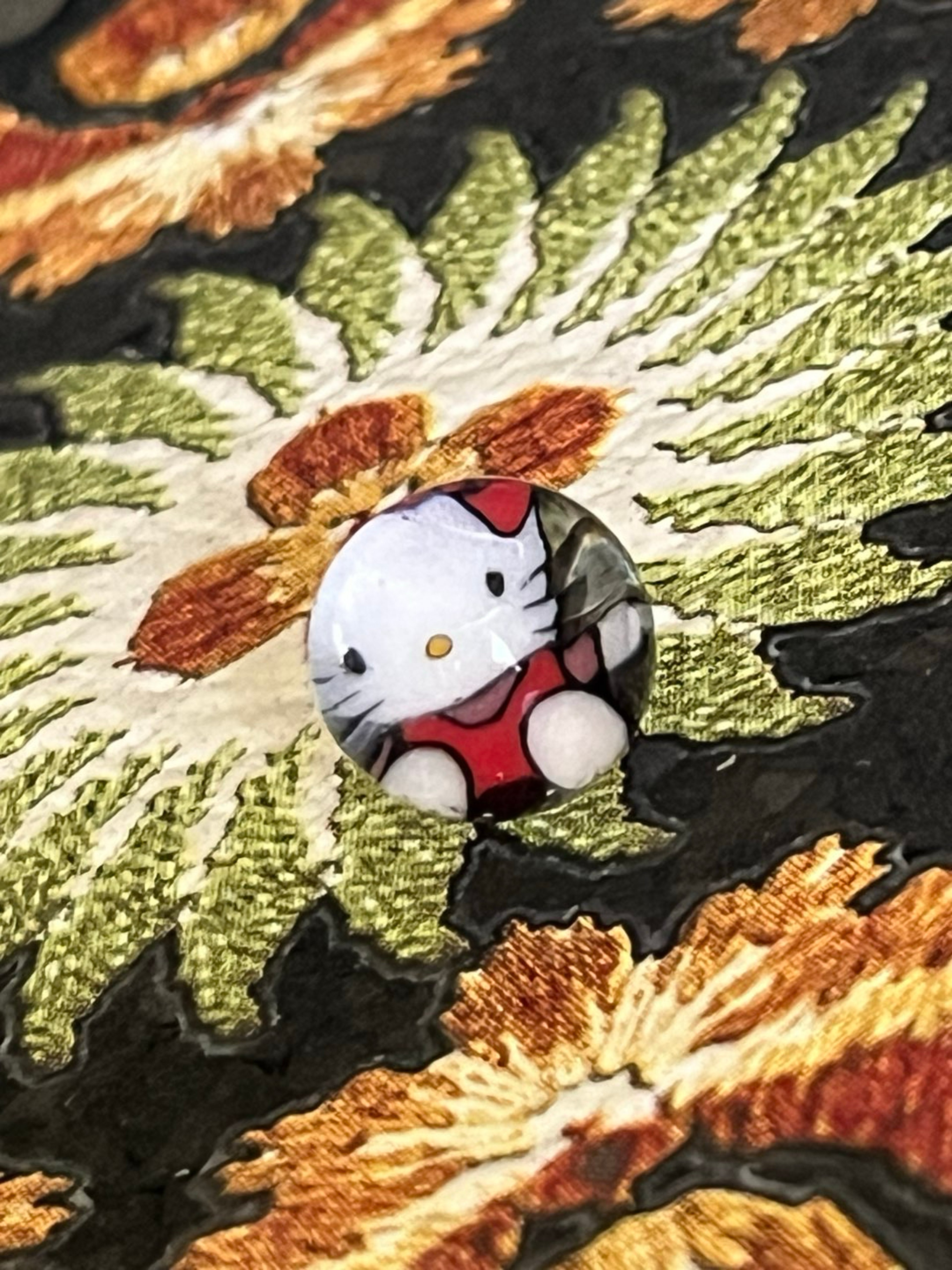 Preview pic of Ian Michael glass Hello Kitty Slurper Valve Pearl