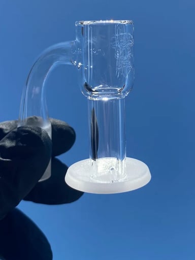 Preview pic of 14/45° Tiki Quartz Opaque Slurper Banger